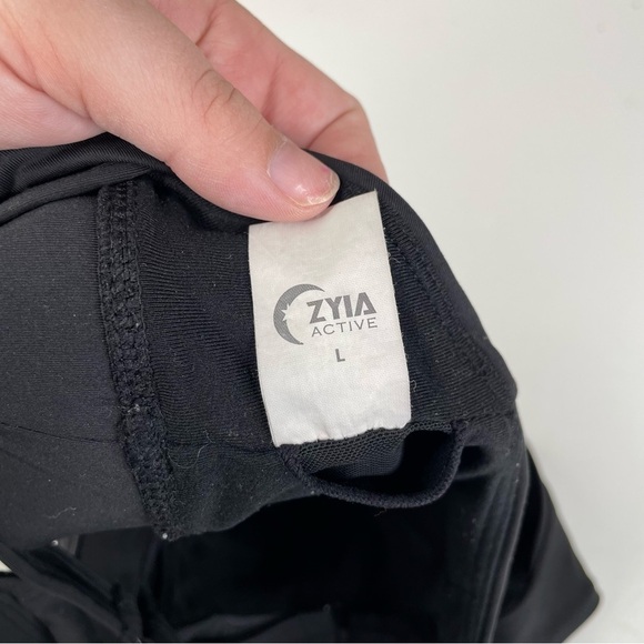 Zyia Active Black Sports Bra Large - Picture 5 of 6